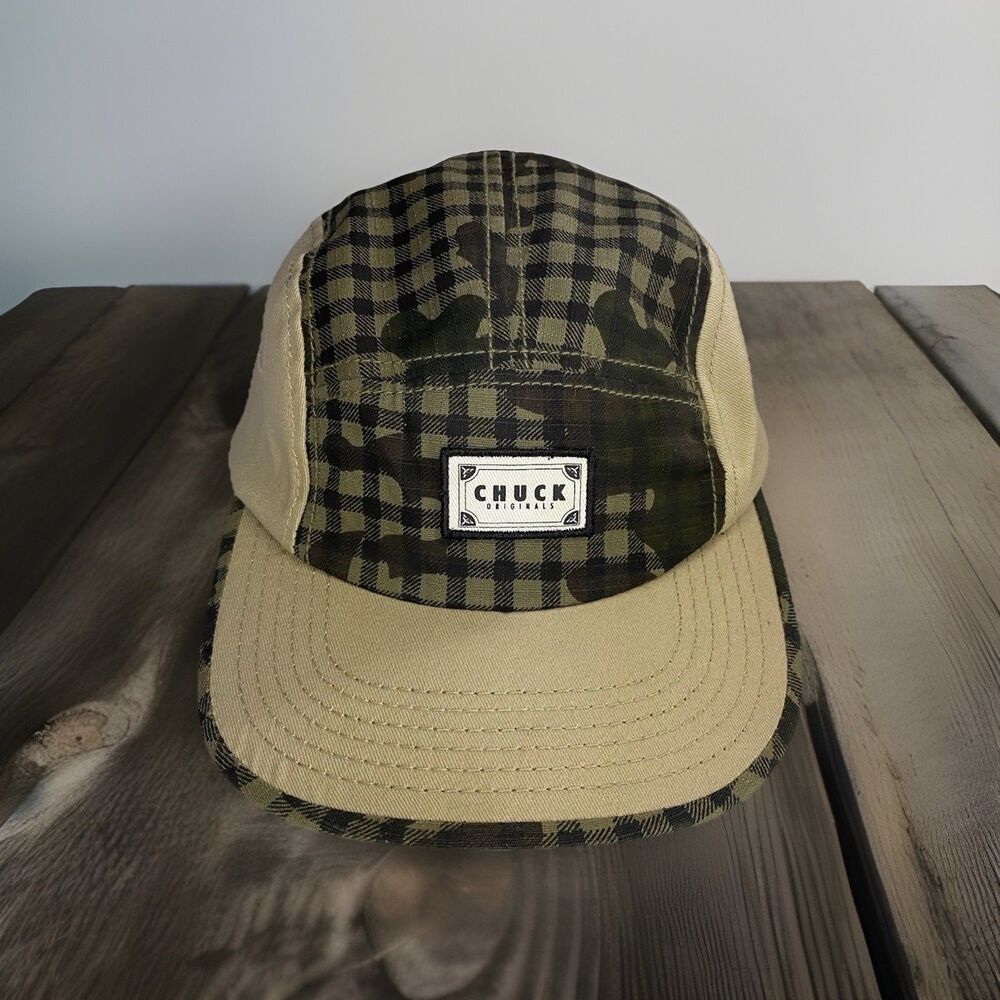 Chuck Originals Camo Camper 5 Panel Adjustable Hat